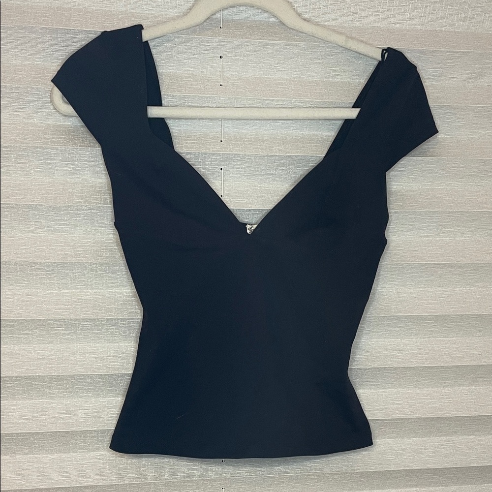 Free People Elegant Black Women's Top